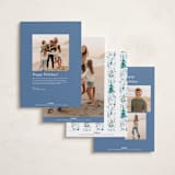 "Wonders of Nature" - Holiday Cards in Blue Spruce by Petra Kern - Back of Card Options