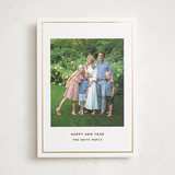 "Bowery" - Holiday Cards in Fig by Megan Davis - Front