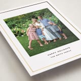 "Bowery" - Holiday Cards in Fig by Megan Davis - Detail