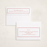 "Bowery" - Holiday Cards in Candy Cane by Megan Davis - FREE Recipient Addressing