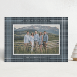 "Flannel" - Holiday Cards in Navy by Wildfield Paper Co - Front