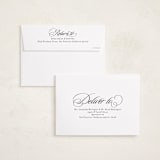 "Scripted Bright" - Holiday Cards in Snow by Jackie Crawford - FREE Recipient Addressing