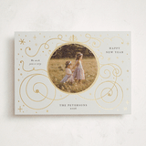 "Disney's Cinderella Carriage" - Holiday Cards in Ivory by Amy Payne - Front