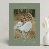 "Joy Ride" - Holiday Cards in Sage by Yaling Hou Suzuki - Front