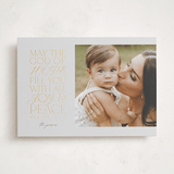 "Filled With Love" - Holiday Cards in Chestnut by Pink House Press - Front