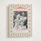 "hand-drawn Vintage garden" - Holiday Cards in Stocking by Creo Study - Front