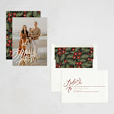 "Merry and Bright!" - Holiday Cards in Winter Garden by Wildfield Paper Co - Assembled