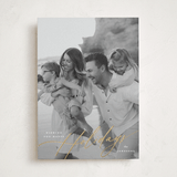 "Elegant Holiday" - Holiday Cards in Snow by Carolyn Nicks - Front