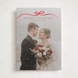 "Bow Tied" - Holiday Cards in Cardinal by Kaydi Bishop - Front