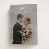 "Bow Tied" - Holiday Cards in Snow by Kaydi Bishop - Folded Card