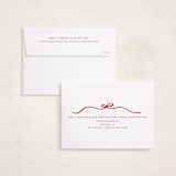 "Bow Tied" - Holiday Cards in Cardinal by Kaydi Bishop - FREE Recipient Addressing