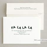 "Fa la la la Foil" - Holiday Cards in Elf by Angela Garrick - FREE Recipient Addressing