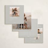 "Merry Squary" - Holiday Cards in Snowflake by Angela Thompson - Back of Card Options