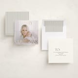 "Merry Squary" - Holiday Cards in Snowflake by Angela Thompson - Assembled