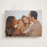 "Cute bow" - Holiday Cards in Champagne by Yuliya Evseeva - Front