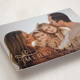 "Cute bow" - Holiday Cards in Champagne by Yuliya Evseeva - Detail