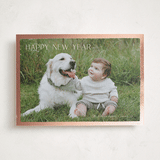 "Gilded Border" - Holiday Cards in Cream by Hooray Creative - Front