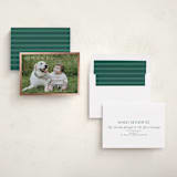 "Gilded Border" - Holiday Cards in Cream by Hooray Creative - Assembled