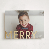 "Bold Type" - Holiday Cards in Snow by Snow and Ivy - Front