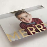 "Bold Type" - Holiday Cards in Snow by Snow and Ivy - Detail