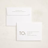 "Bold Type" - Holiday Cards in Snow by Snow and Ivy - FREE Recipient Addressing