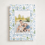 "Nutcracker ribbons" - Holiday Cards in Blue Ribbon by Sarah Knight - Front