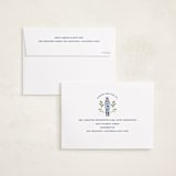 "Nutcracker ribbons" - Holiday Cards in Blue Ribbon by Sarah Knight - FREE Recipient Addressing