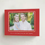 "hand drawn scallop" - Holiday Cards in Holly by Sara Hicks Malone - Folded Card