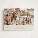 "Holiday Photo Grid" - Holiday Cards in Coal by Kimberly Morgan - Front