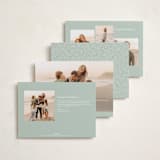 "Holiday Photo Grid" - Holiday Cards in Coal by Kimberly Morgan - Back of Card Options