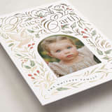 "Gilded Peace" - Holiday Cards in Festive by Makewells - Detail