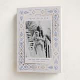 "Symbols of Faith" - Holiday Cards in Blue Spruce by Ana de Sousa - Folded Card