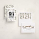 "Curling RIbbon" - Holiday Cards in Snow by Laura Hankins - Assembled