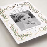 "Curling RIbbon" - Holiday Cards in Snow by Laura Hankins - Detail