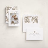 "Peace on Earth sparkle" - Holiday Cards in Snow by Owl and Toad - Assembled