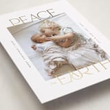 "Peace on Earth sparkle" - Holiday Cards in Snow by Owl and Toad - Detail