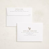 "Peace on Earth sparkle" - Holiday Cards in Snow by Owl and Toad - FREE Recipient Addressing