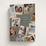 "Snapshots" - Holiday Cards in Sage by Lori Wemple - Folded Card
