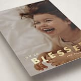 "oh so blessed" - Holiday Cards in Winter Rose by Ellen Schlegelmilch - Detail