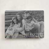 "elegant christmas blessings" - Holiday Cards in Snow by Kamala Nahas - Front