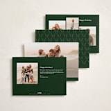 "elegant christmas blessings" - Holiday Cards in Snow by Kamala Nahas - Back of Card Options