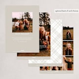 "festive sprigs" - Holiday Cards in Snow by Carolyn Nicks - Back of Card Options