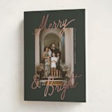"Jottings" - Holiday Cards in Mistletoe by Pixel and Hank - Folded Card