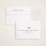 "Yuletide" - Holiday Cards in Mulled Wine by Benita Crandall - FREE Recipient Addressing