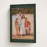 "Minimalist Frame" - Holiday Cards in Evergreen by Nicole Walsh - Folded Card