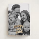 "bubble type" - Holiday Cards in Coal by Claire - Folded Card