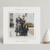 "Minimal border" - Holiday Cards in Starlight by Lucrecia Caporale - Front