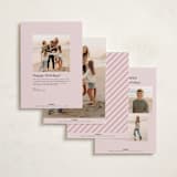"ticket frame" - Holiday Cards in Winter Rose by Cass Loh - Back of Card Options