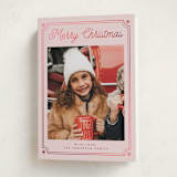 "ticket frame" - Holiday Cards in Winter Rose by Cass Loh - Folded Card