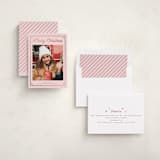 "ticket frame" - Holiday Cards in Winter Rose by Cass Loh - Assembled